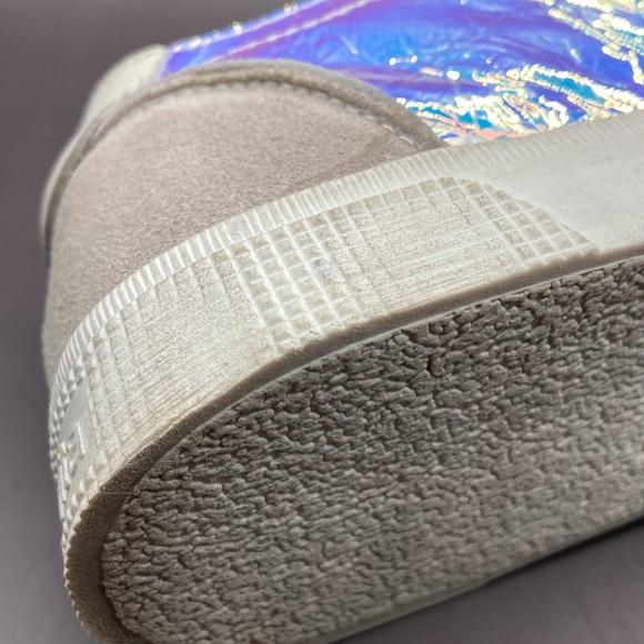 Dolce Vita Zaga Women’s Sneakers, Silver Iridescent Leather 8.5M - Picture 12 of 12